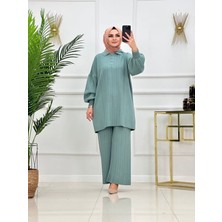 Nisum Moda Polo Yaka Triko Pantolonlu Takım