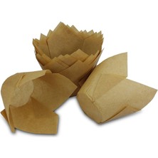 Kafem Muffin Kek Kapsülü Kalın Tulip Kraft 50'li x 5 Paket