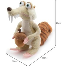 Age Scrat Peluş Figür Peluş Oyuncak, 28CM