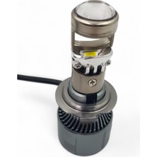 H7 Mini LED Xenon Kendinden Mercekli 16000LM 40WALTT 6000K Beyaz