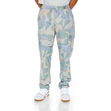 F21 Kamuflaj Desenli Kargo Jogger Pantolon
