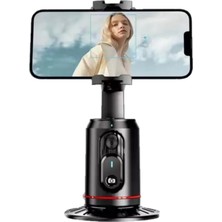 Otomatik Yüz Takipli Gimbal - Akıllı Telefon ve Aksiyon Kamerası Için 360° Döner Masaüstü Q02