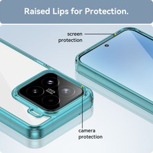 Seniee Xiaomi 15 Pro Kılıf, Şeffaf Tasarımlı Darbeye Dayanıklı Telefon Kılıfı, Tampon Hibrit Şeffaf Kapak Xiaomi 15 Pro (Yurt Dışından)