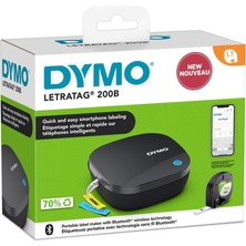 Dymo Letratag 200B Telefon Blootooth Bağlantılı Etiket Makinesi