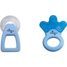 Baby Time Saplı Sulu Diş Kaşıyıcı Mavi