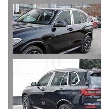 Bmw X5 Uyumlu 2007 2012 Cam Çıtası Kaplama Krom