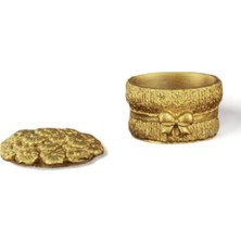 Dekoratif Kapaklı Kutu Çok Amaçlı Kutu Takı Kutusu Model 19