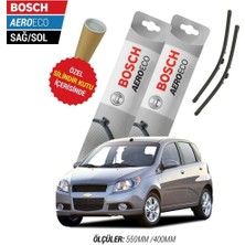 Chevrolet Aveo Hatchback 2011  Silecek Takımı Bosch Aeroeco