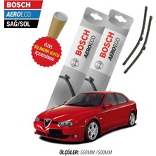 Fuhe Alfa Romeo 156 2002  Silecek Takımı Bosch Aeroeco