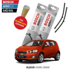 Chevrolet Aveo Hatchback 2013  Silecek Takımı Bosch Aeroeco