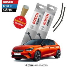 Fuhe Opel Corsa F 2020  Silecek Takımı Bosch Aeroeco