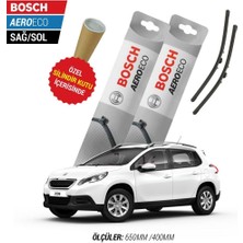 Peugeot 2008 2019  Silecek Takımı Bosch Aeroeco