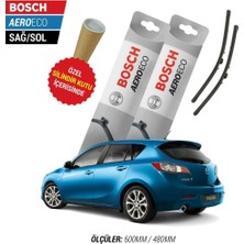 Mazda 3 Hatchback 2010  Silecek Takımı Bosch Aeroeco