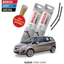 Opel Meriva 2013  Silecek Takımı Bosch Aeroeco