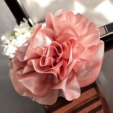 Chance Gift Çiçekli Mandal Toka Büyük Mandal Toka Kumaş Çiçekli Saç Tokası Modern Saç Dekorasyonu
