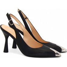 Gizzelli Shoes Metal Detaylı Topuklu Sandalet