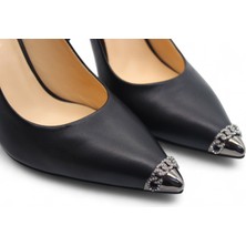 Gizzelli Shoes Önü Metal Detaylı Stiletto