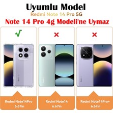 Xiaomi Redmi Note 14 Pro 5g Kılıf Kamera Çıkıntılı Karbon Desenli Renk Atmaz Koruyucu Negro Kapak