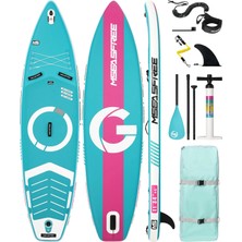 Lethe Boards Kamera Bağlantılı Yoga Sup Paddle Board 335 x 86 cm Ultra Geniş Mseasfree Full Set