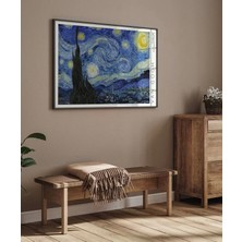 Çerçevesiz Poster Vincent Van Gogh Yıldızlı Geceler