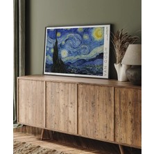 Çerçevesiz Poster Vincent Van Gogh Yıldızlı Geceler