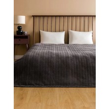 LC Waikiki Lcw Home Desenli Welsoft Çift Kişilik Battaniye 200 x 220  cm