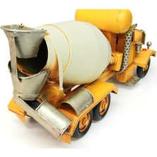 Kenpazar Dekoratif Metal Beton Mikseri Biblo Dekoratif
