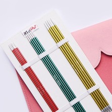 Knitpro Zing Düz Çift Uçlu Çorap Şiş Seti 20 cm 47422 ( Yeni Ambalaj )