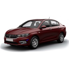 My Tuning Fiat Egea Sedan 2015 Üzeri Krom Sis Farı Çerçevesi 2 Parça P.çelik