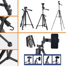 Alpotekno Alpotekno® Telefon ve Fotoğraf Makinası Takılabilen Bluetooth Kumandalı 146 cm Tripod