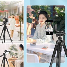 Alpotekno Alpotekno® Telefon ve Fotoğraf Makinası Takılabilen Bluetooth Kumandalı 146 cm Tripod