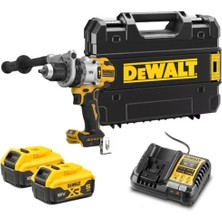 Dewalt DCD1007P2 5.0 Ah Çift Akülü Xr Premium Kömürsüz Darbeli Matkap 169NM