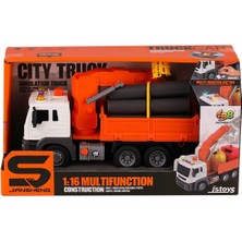 JS118  JS116A Sesli Işıklı Şehrin Kamyonları -Birliktoys