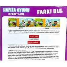 Kaplantoys Farkı Bul Hafıza Oyunu (Görsel, Zeka, Mantık, Düşünme)