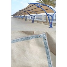 Branda Dünyası 3 x 32.5 Metre Otopark Gölgelik File %95 Krem