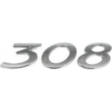 Arka Bagaj Yazı Peugeot 308 ''308''