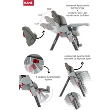 Kanz Bıstro Mama Sandalyesı Antrasit