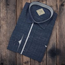 Eren Style Pamuklu Uzun Kollu Oxford  Erkek Gömlek (Regular Kalıp)