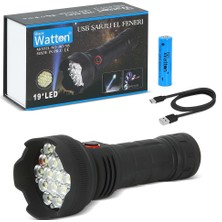 Easy Tedarik 19 LED 5 Mod Geniş Açı El Feneri  WT-705
