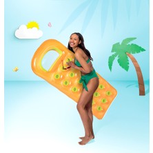 intex Bardaklı Pencereli Deniz Yatağı - Bardaklı Havuz Yatağı - Pencereli Şişme Yatak - Şişme Yatak 188X71 Cm.