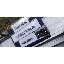 Opel Vectra 1.6_16V Bagaj Yazısı Gls Kapı Çıtası Yazısı Opel Vectra 1.6 16V Gls Yazı Seti Vectra B