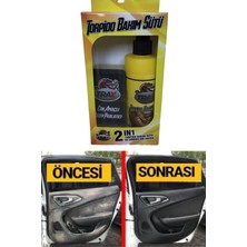 Trax Oto Araç Torpido Parlatıcı Torpido Bakım Sütü ve Sünger Mükemmel Parlaklık 2 Li Araç Bakım Seti