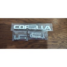 Toyota Corolla Bagaj Yazısı 1.6 Gli Yazı Corolla Efsane Kasa AE101 1992-1997 Uyumlu Oem