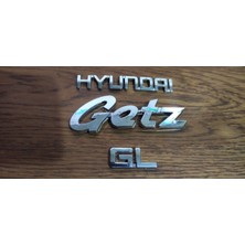 Hyundai Getz Gl Bagaj Yazısı 3lü Takım Hyundai Getz Gl Yazısı Hyundai Getz Gl Arka Bagaj Yazısı