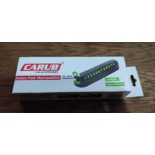 Araç Içi Park Telefon Numarası Fosforlu Numaratör Oto Cam Kartı Fosforlu Yapışkanlı Açılır Kapanır