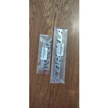 Toyota Corolla Bagaj Yazısı 2003-2024 Arası Uygundur Model-Oem Ithal  Logo