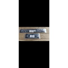 Citroen Bagaj Yazısı 2003 ve Sonrası C5 Yazısı Citroen Arka Bagaj Yazısı Takım Logo Krom 3m 3D