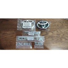 Toyota Corolla 1.6 Xei Bagaj Yazısı Ön ve Arka Arma 1994 Corolla Yazı Arma Logo Seti