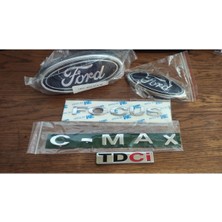 Focus C-Max Tdci Bagaj Yazısı Ön ve Arka Bagaj Arması Logo 2004 - 2011 Modeller Arası Uyumlu