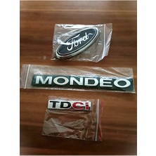 Mondeo Arka Bagaj Yazısı Tdci Yazı Arka Bagaj Arması 3lü Takım 2001 - 2007 Uyumlu
